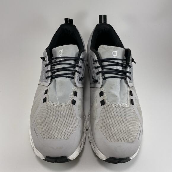 On Cloud 5 Slip On Waterproof Running Shoes Womens Size 11 Gray Athletic Low - Picture 9 of 10